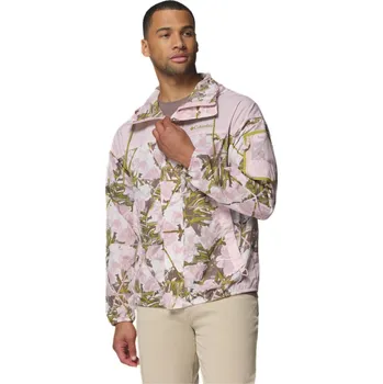 Pánská větrovka Columbia Challenger II Novelty Windbreaker M 2116981694 - pink agate/florascope/pink agate L