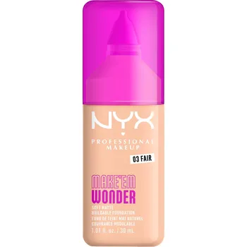 Kosmetika NYX PROFESSIONAL MAKEUP Make 'EM Wonder Foundation 03 Fair, 30 ml