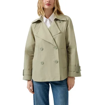 Dámský kabát s.Oliver dámský zkrácený trenčkot 2176564 7520 Zelená 40