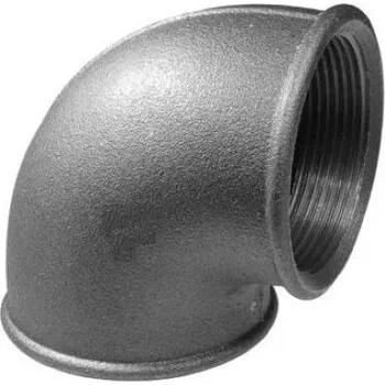 Vodovodní potrubí Černé koleno 4" FF 90° SVSFC0904