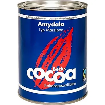 Čokoláda Becks Cocoa Bio Horká čokoláda "AMYDALA" s marcipánem 250 g