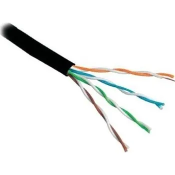 Síťový kabel PLANET kabel UTP, drát, 4pár, Cat 5e, PE venkovní, Planet Elite, Dca, balení 305m