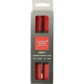 Nástroj na niť a příze Tuniský háček Lantern Moon 5mm (Tuniský vyměnitelný drěvěný háček Lantern Moon 5mm)