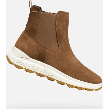 Dámské kozačky Dámské boty GEOX SPHERICA 4X4 B ABX G009461 SVĚTLE HNĚDÁ 41