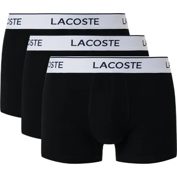 Pánské oblečení Pánské trenky Lacoste Trunks Underwear Black M