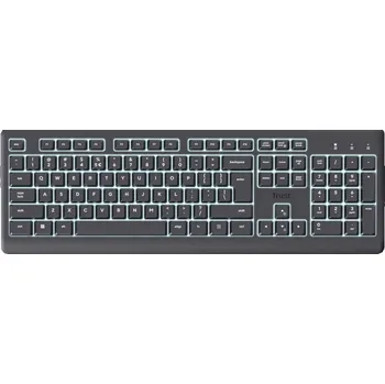 Klávesnice TRUST Primo Illuminated/Drátové USB-C/CZ/SK/Černá 26288