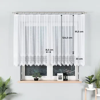 Záclona Kusová záclona Julie 150x400 cm