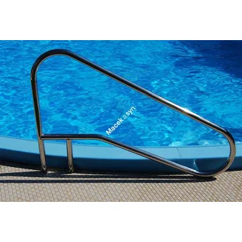 Žebříkové madlo AISI 316 s pouzdrem dlouhé – 1 ks