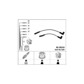 Zapalovací kabel Sada kabelů pro zapalování NGK RC-CR310 - JEEP