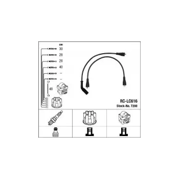 Zapalovací kabel Sada kabelů pro zapalování NGK RC-LC616 - LANCIA