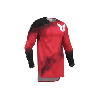 Moto dres Mx Dres THOR Sportmode Carbon Black/Red 2026, Velikost M