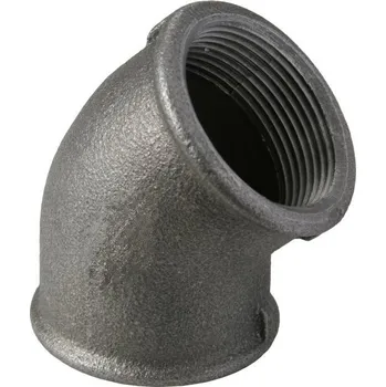 Vodovodní potrubí Černé koleno 3" FF 45° SVSFC1203