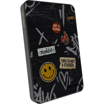 Powerbanka Picasee Powerbanka s MagSafe 5 000 mAh Šedá - STICKERS x TAGS