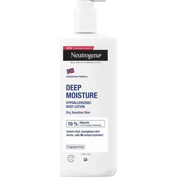 Kosmetika Neutrogena Deep moisture tělové mléko pro citlivou pokožku