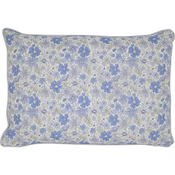 Povlak na polštářek Chic Antique Povlak na polštář Aix Flowers/Sky Blue 35 × 50 cm