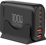 OBAL:ME Terminal GaN Stolní nabíječka 4C2A 100W Black
