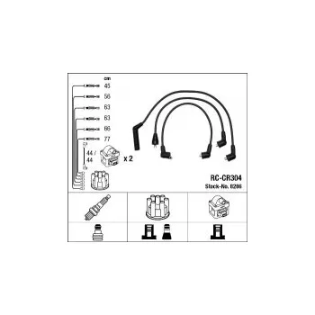 Zapalovací kabel Sada kabelů pro zapalování NGK RC-CR304 - CHRYSLER