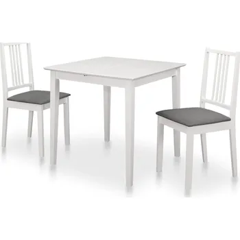 Jídelní set 3dílný jídelní set MDF bílý IM_276395
