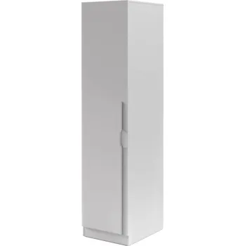 Dětská skříň Nábytek PEGAS s.r.o. Skříň BRAGA 5 Šedá s kovovým madlem