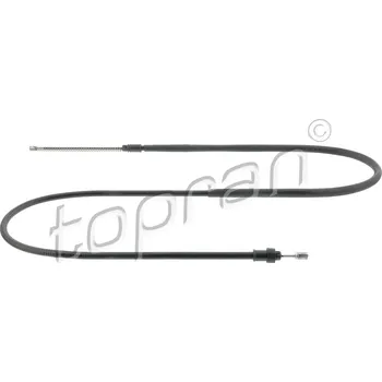 Lanko parkovací brzdy Tažné lanko, parkovací brzda HANS PRIES - TOPRAN 631 758