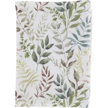 ubrus Chic Antique Bavlněný ubrus Aix Leaf Pattern Cream 140 × 240&nbsp;cm