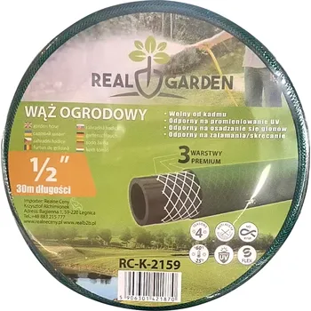 Zahradní hadice Zahradní hadice 30 m, 1/2", 3vrstvá, pružná a odolná gumová