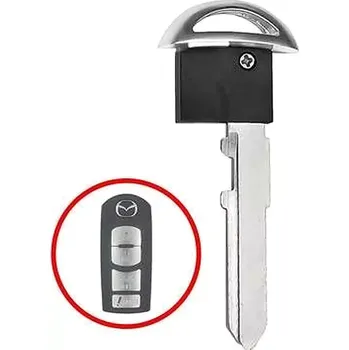 Autoklíč Planžeta nouzová Mazda keyless MAZ24