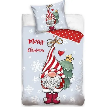Povlečení BedTex Povlečení Vánoční skřítek Velikost: jednolůžko 140x200 + 70x90 cm