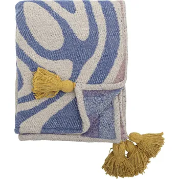 Přehoz na lůžko Bloomingville Přehoz z recyklované bavlny Arlie 130 × 160 cm