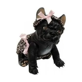 Panenka Lalka piesek buldog