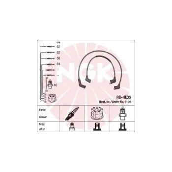 Zapalovací kabel Sada kabelů pro zapalování NGK RC-HE35 - HONDA