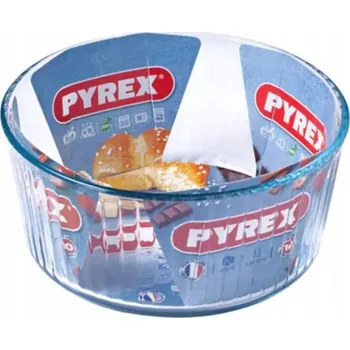 Miska zapekacia na suflé, pr.22x10cm, 2,5L, sklo číre PYREX