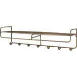 Chic Antique Kovová police Antique Brass 80 cm