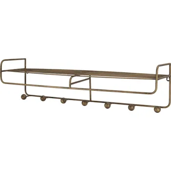 police Chic Antique Kovová police Antique Brass 80 cm