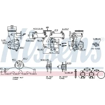 Turbodmychadlo Turbodmychadlo NISSENS 93812