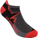 La Sportiva Climbing Socks Carbon/Mountain Red červená 38-40 EU