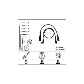 Zapalovací kabel Sada kabelů pro zapalování NGK RC-LC607 - LANCIA