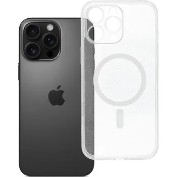 Náhradní díl pro mobilní telefon Kryt Clear Mag Cover Case S ochranou fotoaparátu s Magsafe iPhone 16 Pro Max Průsvitný