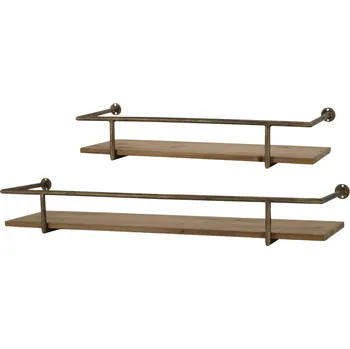 police Chic Antique Police Wood/Antique Brass Menší