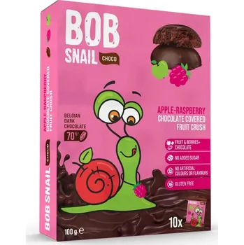 Šnek BOB v hořké čokoládě jablko-malina 100 g