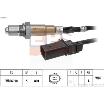 Auto-moto Lambda sonda EPS 1.998.593