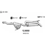 Střední-/zadní tlumič výfuku ASSO 12.8050