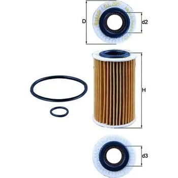 Filtr do auta Olejový filtr MAHLE ORIGINAL OX 209D