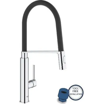 Grohe Dřezová baterie s flexibilním ramenem, chrom - G31489000