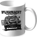 Hrnek Striker Wehrmacht Armed Forces - bílý