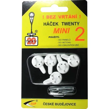 Věšák Kotevní technika Háček MINI 2 blistr