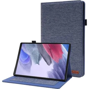 Pouzdro na tablet VSECHNONAMOBIL 37462 FABRIC Zaklápěcí obal pro Samsung Galaxy Tab A8 (SM-X205 / SM-X200) modrý