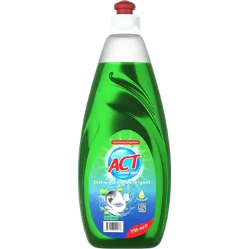 Mycí prostředek ACT Apple Koncentrovaný odmašťovací prostředek na mytí nádobí 735 ml