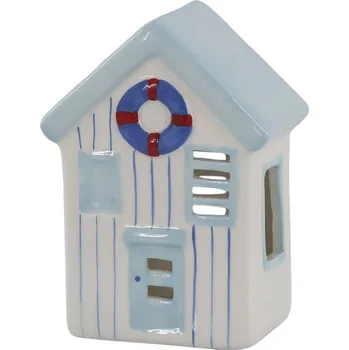 Chic Antique Dekorativní domeček Beachhouse Sky Blue/White