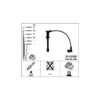 Zapalovací kabel Sada kabelů pro zapalování NGK RC-LD1202 - LADA